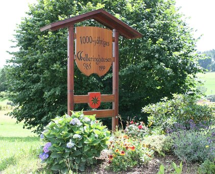Welleringhausen dorpsbord